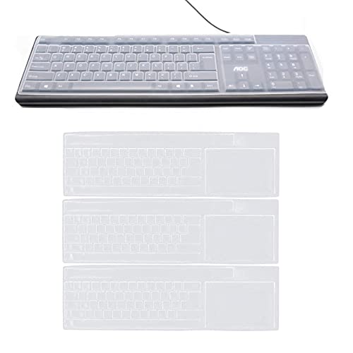 Tastaturschutz, universal, Silikon, staubdicht, geeignet für Desktop-Tastaturen, wasserdicht, staubdicht, weich und verschleißfest von 通用