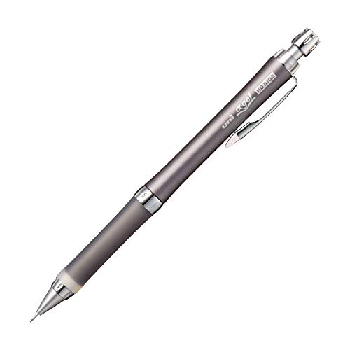 Uni Alpha-Gel Slim 0,5 mm Druckbleistift mit festem Griff, Gun Metallic (M5809GG1P.43) von 三菱鉛筆