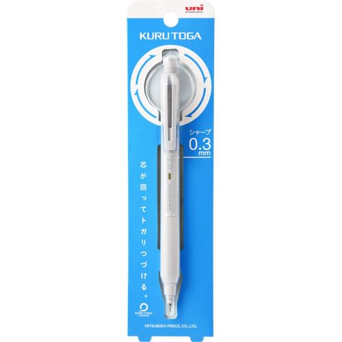 uni Kuru Toga KS Mechanical Pencil | 0.3 mm | Light Gray [M3-KS] von 三菱鉛筆