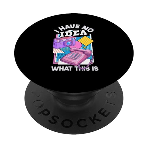 Ich habe keine Ahnung, was das ist 2000er Jahre Vintage Zwei-Tausend PopSockets Klebender PopGrip von 00s 2000's two-thousands