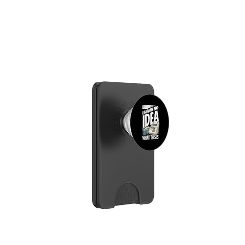 Ich habe keine Ahnung, was das ist 2000er Jahre Vintage Zwei-Tausend PopSockets PopWallet für MagSafe von 00s 2000's two-thousands