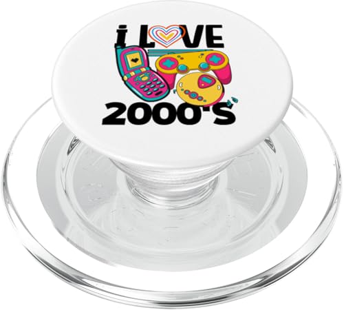 Ich liebe die 2000er Jahre Vintage zweitausende Retro 00s PopSockets PopGrip für MagSafe von 00s 2000's two-thousands