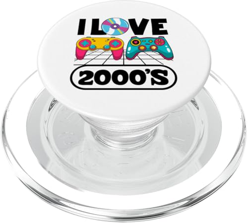 Ich liebe die 2000er Jahre Vintage zweitausende Retro 00s PopSockets PopGrip für MagSafe von 00s 2000's two-thousands