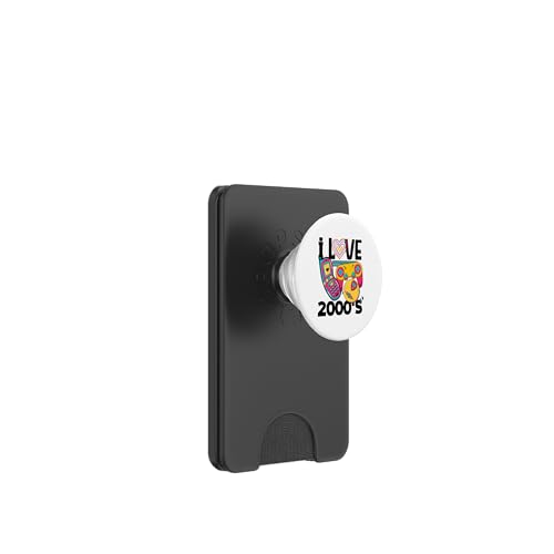 Ich liebe die 2000er Jahre Vintage zweitausende Retro 00s PopSockets PopWallet für MagSafe von 00s 2000's two-thousands