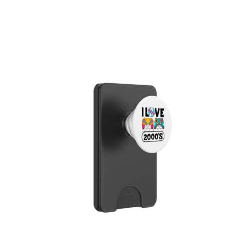Ich liebe die 2000er Jahre Vintage zweitausende Retro 00s PopSockets PopWallet für MagSafe von 00s 2000's two-thousands