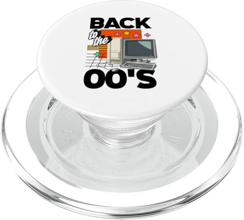 Zurück in die 2000er Jahre Vintage zweitausende Retro 00s PopSockets PopGrip für MagSafe von 00s 2000's two-thousands