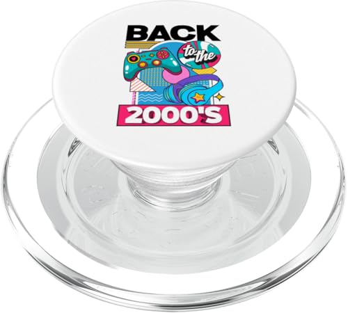Zurück in die 2000er Jahre Vintage zweitausende Retro 00s PopSockets PopGrip für MagSafe von 00s 2000's two-thousands
