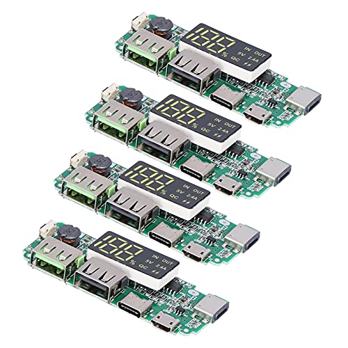 18650 Lithium Batterie Ladegerät Board, DIY USB Power Bank Board 4Pcs für Handy DIY Mobile Power Bank von 01 02 015