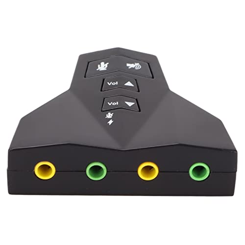 USB-Sound-Adapter, Plug and Play Dual-Kopfhörer-Mikrofon-Buchse USB-Soundkarte Karaoke für für Laptop für Computer von 01 02 015