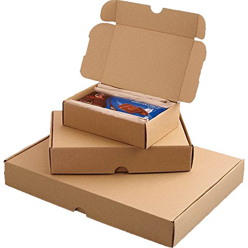 Smartbox 225 x 155 x 45 mm A5 ECON Briefkasten – Braun (25 Stück) von SmartBox