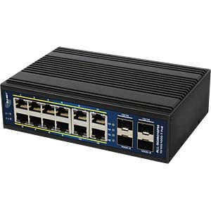 ALLNET SGI8016PM Switch, 16-Port, Gigabit Ethernet, Poe+, SFP von 1