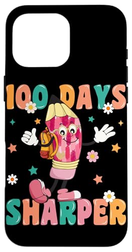 100 Tage schärfer Hülle für iPhone 16 Pro Max 100 Tage schärfer Hülle für iPhone 16 Pro Max von 100 Days Sharper School Teacher Student Learn Gift