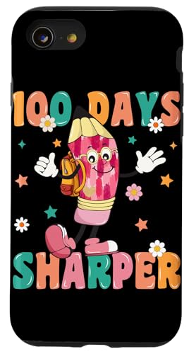 100 Tage schärfer Hülle für iPhone SE (2020) / 7 / 8 von 100 Days Sharper School Teacher Student Learn Gift
