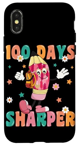 100 Tage schärfer Hülle für iPhone X/XS 100 Tage schärfer Hülle für iPhone X/XS von 100 Days Sharper School Teacher Student Learn Gift