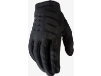 100% BRISKER Jugendhandschuh schwarz grau Größe M (Handflächenlänge 149-159 mm) (NEU) von 100%