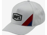100% Czapka z daszkiem 100% CORNERSTONE X-Fit Snapback Hat Light Grey (NEW) von 100%
