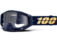 100% Goggles 100% RACECRAFT BAKKEN (Transparent Anti-Fog Glass + 10 Skidding) (NEW) von 100%