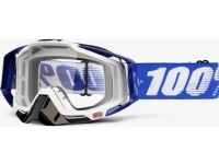 100% Goggles 100% RACECRAFT COBALT BLUE (Transparent Anti-Fog Glass + 10 Skidding) (NEW) von 100%
