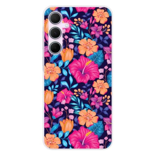 1001 coques Schutzhülle aus Silikon, bedruckt, kompatibel mit Samsung Galaxy A55 5G, exotische Blumen 1001 coques Schutzhülle aus Silikon, bedruckt, kompatibel mit Samsung Galaxy A55 5G, exotische Blumen von 1001 coques