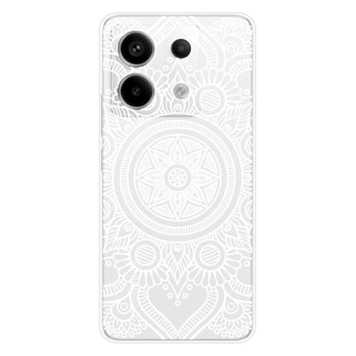 1001 coques Schutzhülle aus Silikon, bedruckt, kompatibel mit Xiaomi Redmi Note 13 Pro 5G, Mandala, Weiß 1001 coques Schutzhülle aus Silikon, bedruckt, kompatibel mit Xiaomi Redmi Note 13 Pro 5G, Mandala, Weiß von 1001 coques