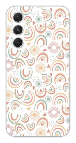 1001COQUES Schutzhülle für Samsung Galaxy A54 5G, Design Pastel Rainbow, bedruckt in Frankreich, weiche Silikonhülle 1001COQUES Schutzhülle für Samsung Galaxy A54 5G, Design Pastel Rainbow, bedruckt in Frankreich, weiche Silikonhülle von 1001 coques