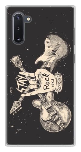 1001COQUES Schutzhülle für Samsung Galaxy Note 10, Design Stay Rock, bedruckt in Frankreich, weiche Silikonhülle 1001COQUES Schutzhülle für Samsung Galaxy Note 10, Design Stay Rock, bedruckt in Frankreich, weiche Silikonhülle von 1001 coques