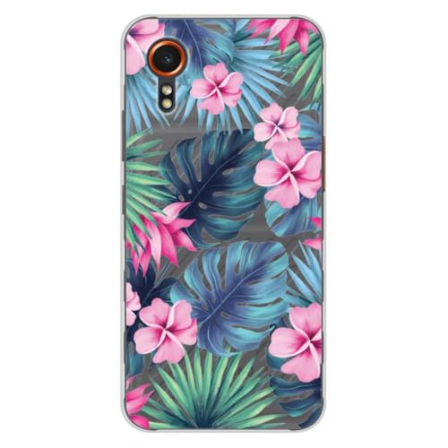 Schutzhülle aus Silikon, bedruckt, kompatibel mit Samsung Galaxy XCover 7 Tropical Aquarell Schutzhülle aus Silikon, bedruckt, kompatibel mit Samsung Galaxy XCover 7 Tropical Aquarell von 1001 coques