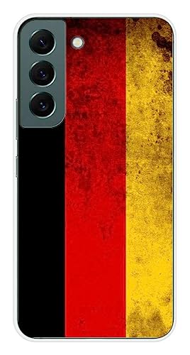 Silikon-Schutzhülle für Samsung Galaxy S22, Motiv: Flagge Deutschland von 1001 coques