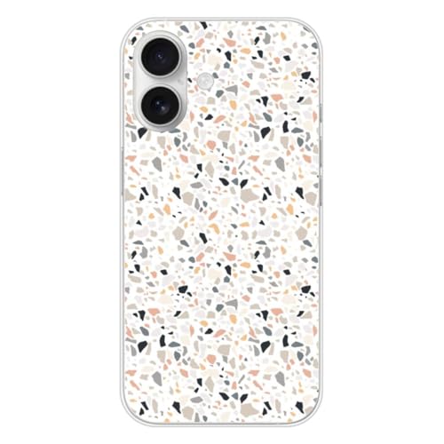 1001COQUES Schutzhülle für Apple iPhone 16, Design Terrazzo Color, bedruckt in Frankreich, weiche Silikonhülle 1001COQUES Schutzhülle für Apple iPhone 16, Design Terrazzo Color, bedruckt in Frankreich, weiche Silikonhülle von 1001 coques