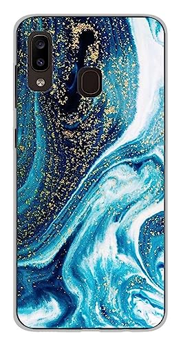1001 Schutzhülle aus Silikon für Samsung Galaxy A20e – Marmor, Blau mit Glitzer 1001 Schutzhülle aus Silikon für Samsung Galaxy A20e – Marmor, Blau mit Glitzer von 1001coques