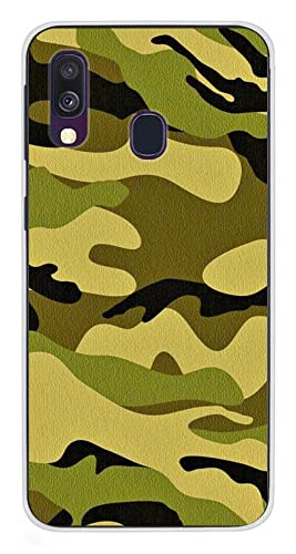 1001 Schutzhülle aus Silikon für Samsung Galaxy A40, Camouflage von 1001coques