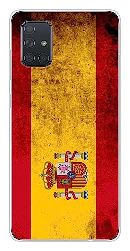 1001 Schutzhülle aus Silikon für Samsung Galaxy A51 – Flagge Spanien von 1001coques
