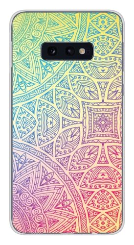 1001Rückseitenschutz Handyhülle aus Silikon für Samsung Galaxy S10e – Mandala Pastellfarben 1001Rückseitenschutz Handyhülle aus Silikon für Samsung Galaxy S10e – Mandala Pastellfarben von 1001coques