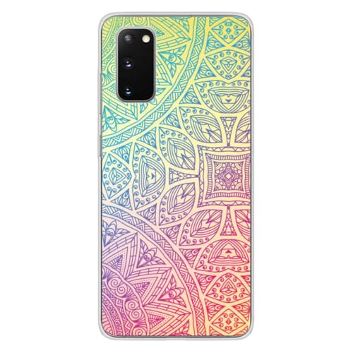1001COQUES Schutzhülle für Samsung Galaxy S20, Design Mandala Pastel, bedruckt in Frankreich, weiche Silikonhülle 1001COQUES Schutzhülle für Samsung Galaxy S20, Design Mandala Pastel, bedruckt in Frankreich, weiche Silikonhülle von 1001 coques