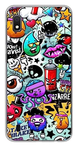 1001Schutzhülle aus Silikon für Samsung Galaxy A10 – Graffiti 2 von 1001coques