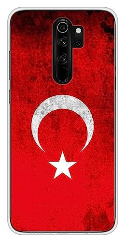 1001coques Handyhüllen, Schutzhülle aus Silikon, bedruckt für Xiaomi Redmi Note 8 Pro, Flagge der Türkei 1001coques Handyhüllen, Schutzhülle aus Silikon, bedruckt für Xiaomi Redmi Note 8 Pro, Flagge der Türkei von 1001coques