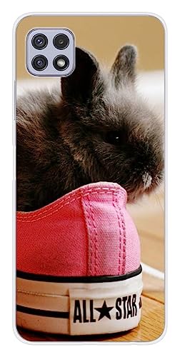 1001coques Schutzhülle aus Silikon, bedruckt, kompatibel mit Samsung Galaxy A22 5G, Kaninchen Allstar von 1001coques