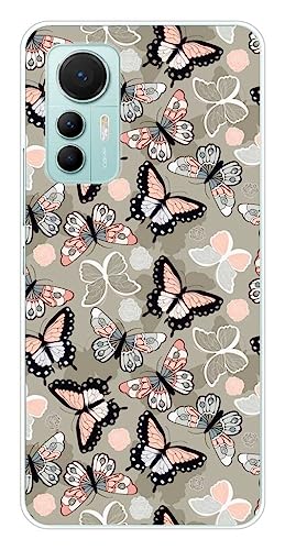 1001 coques Schutzhülle aus Silikon, bedruckt, kompatibel mit Xiaomi Mi 12 Lite, Schmetterlinge, Vintage 1001 coques Schutzhülle aus Silikon, bedruckt, kompatibel mit Xiaomi Mi 12 Lite, Schmetterlinge, Vintage von 1001 coques