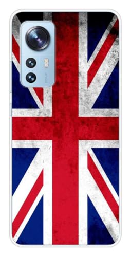 1001coques Schutzhülle aus Silikon, bedruckt, kompatibel mit Xiaomi Mi 12 Mi 12X, Flagge England 1001coques Schutzhülle aus Silikon, bedruckt, kompatibel mit Xiaomi Mi 12 Mi 12X, Flagge England von 1001coques