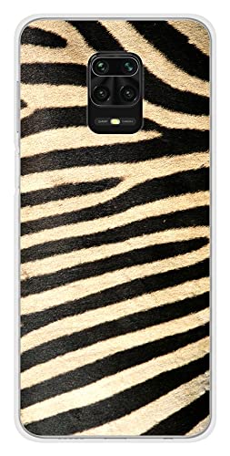 1001coques Schutzhülle aus Silikon, bedruckt für Xiaomi Redmi Note 9 Pro, Zebra von 1001coques