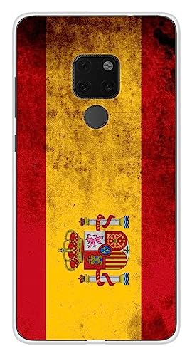 Schutzhülle aus Silikon, bedruckt, für Huawei Mate 20, Flagge Spanien Schutzhülle aus Silikon, bedruckt, für Huawei Mate 20, Flagge Spanien von 1001coques