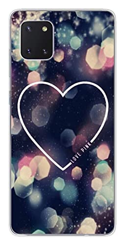Schutzhülle aus Silikon, bedruckt, für Samsung Galaxy Note 10 Lite, Herzmotiv Love von 1001coques