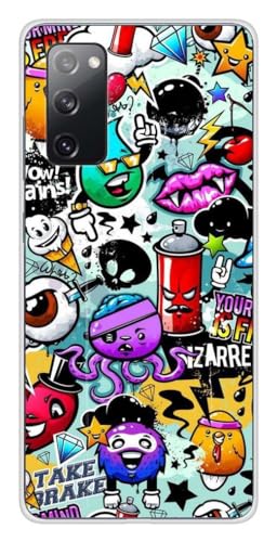 Schutzhülle aus Silikon, bedruckt, für Samsung Galaxy S20 FE Graffiti 2 von 1001coques