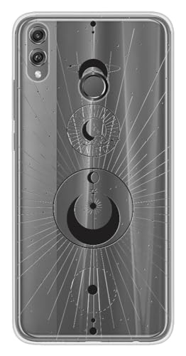 Schutzhülle aus Silikon, bedruckt, kompatibel mit Huawei Honor 8X Mondkreise Schutzhülle aus Silikon, bedruckt, kompatibel mit Huawei Honor 8X Mondkreise von 1001coques