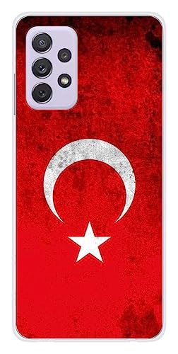 Schutzhülle aus Silikon, bedruckt, kompatibel mit Samsung Galaxy A32 5G, Flagge der Türkei Schutzhülle aus Silikon, bedruckt, kompatibel mit Samsung Galaxy A32 5G, Flagge der Türkei von 1001coques