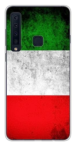 Schutzhülle aus Silikon, bedruckt, kompatibel mit Samsung Galaxy A9 2018, Flagge Italien von 1001coques