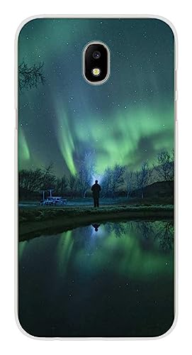 Schutzhülle aus Silikon, bedruckt, kompatibel mit Samsung Galaxy J3 2017 Aurora Borealis von 1001coques