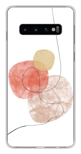 Schutzhülle aus Silikon, bedruckt, kompatibel mit Samsung Galaxy S10, One Line, Rot Schutzhülle aus Silikon, bedruckt, kompatibel mit Samsung Galaxy S10, One Line, Rot von 1001coques