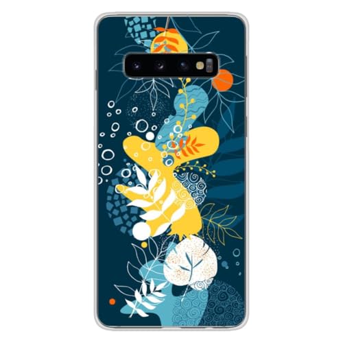 Schutzhülle aus Silikon, bedruckt, kompatibel mit Samsung Galaxy S10, Sea Flowers Schutzhülle aus Silikon, bedruckt, kompatibel mit Samsung Galaxy S10, Sea Flowers von 1001coques