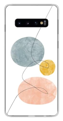Schutzhülle aus Silikon, bedruckt, kompatibel mit Samsung Galaxy S10 Plus, One Line, Blau Schutzhülle aus Silikon, bedruckt, kompatibel mit Samsung Galaxy S10 Plus, One Line, Blau von 1001coques